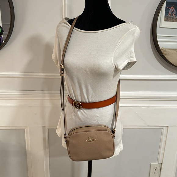 Coach Jamie Pebbled Leather Camera Crossbody Bag EUC - Picture 8 of 16